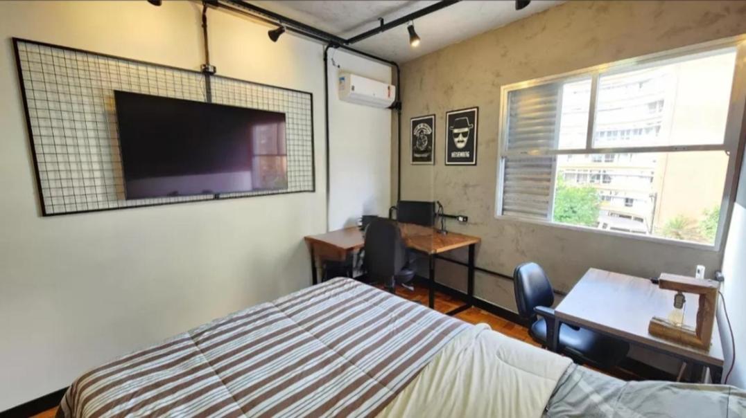 Apartamento Na Quadra Da Praia Santos  Dış mekan fotoğraf